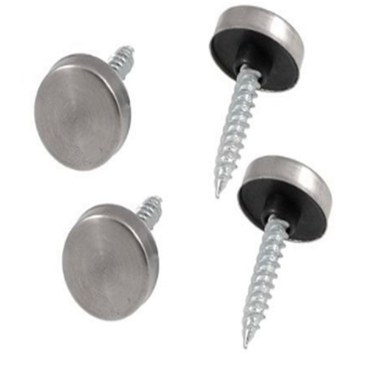 Rustfrit stål 316 14mm 16mm fladt kop kopdæksel spejl skrue