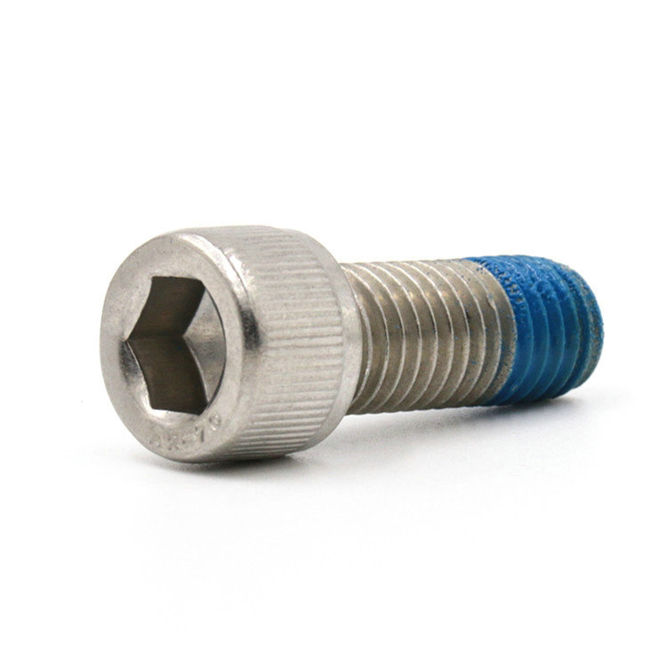 Stor størrelse M12X30 rustfrit stål sekskantet kophoved skrue med nylon patch