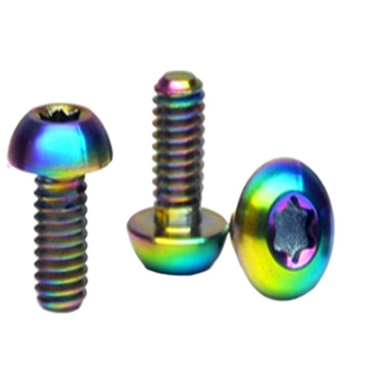 M3 M4 M5 M6 M8 M10 GR2 GR5 torx hoved Titanium skruer til cykel