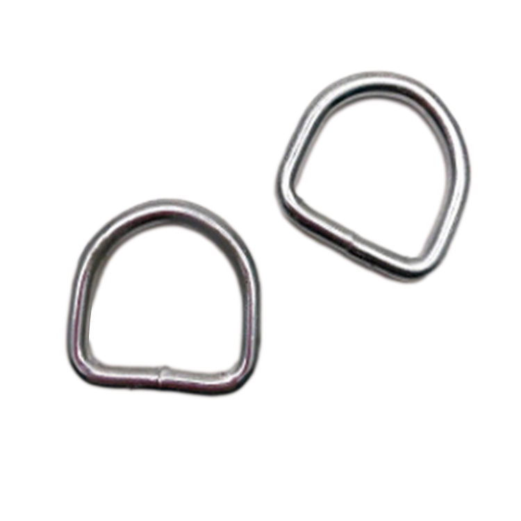 Engros elektrogalvanisering 6X40mm metal D Ring til bagage