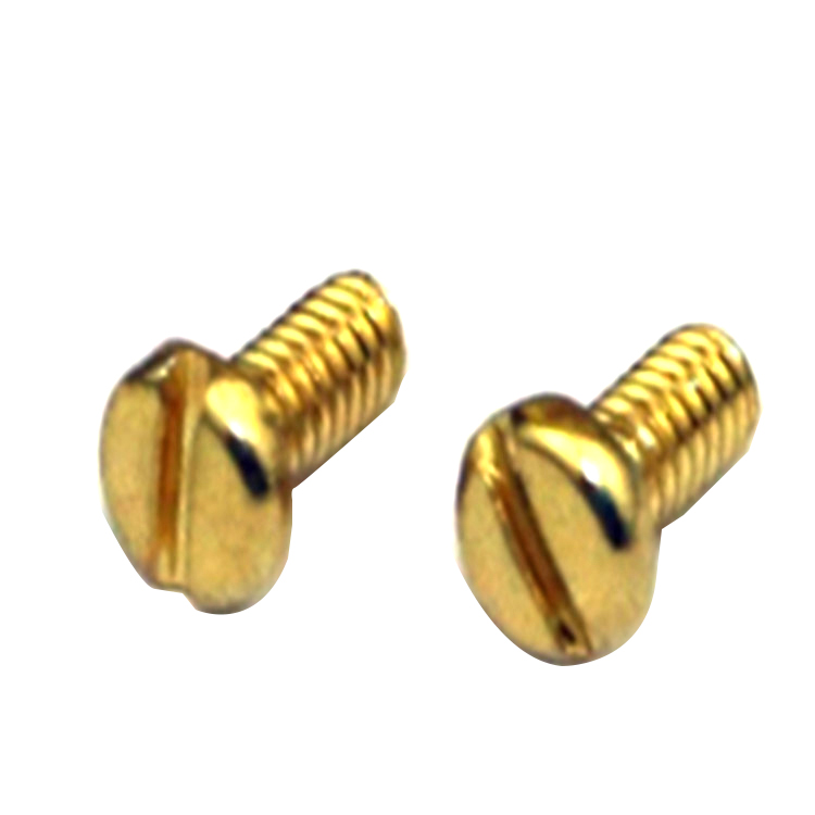 Hot sale M1.4 messing pandehoved slidset mini lille mikro skrue til glas