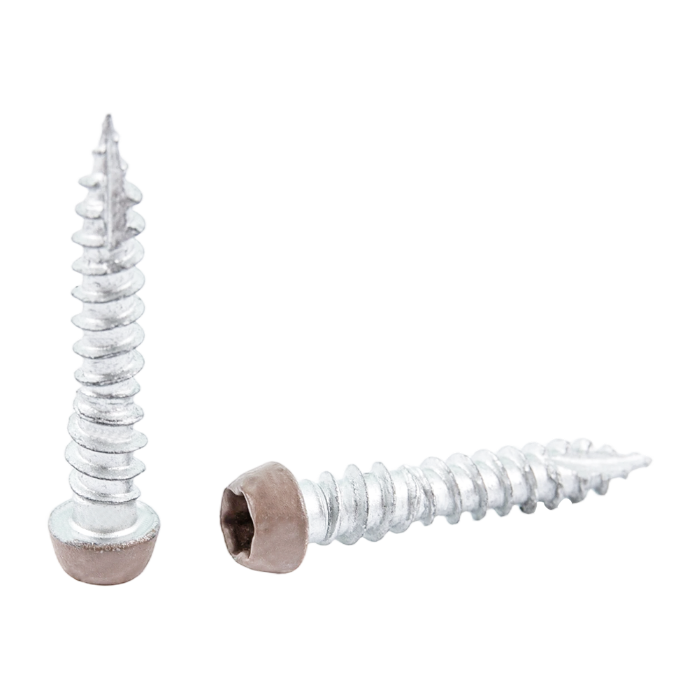Farve Malet hoved Torx 20 Type 17 Slot Point Komposit Decking Skruer Rustfrit stål Træskrue 