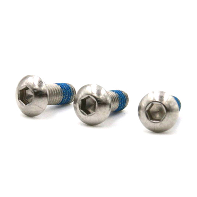 Nye varer knaphoved hex hsocket mini mikro skrue med nylon patch Nye varer knaphoved hex hsocket mini mikro skrue med nylon patch