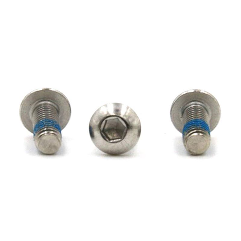 Nye varer knaphoved hex hsocket mini mikro skrue med nylon patch Nye varer knaphoved hex hsocket mini mikro skrue med nylon patch