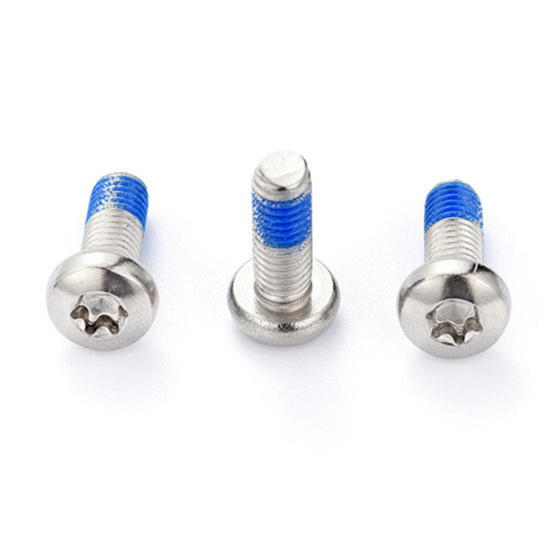 M3 torx-maskinskrue med rund hoved med nylonplaster M3 torx-maskinskrue med rund hoved med nylonplaster
