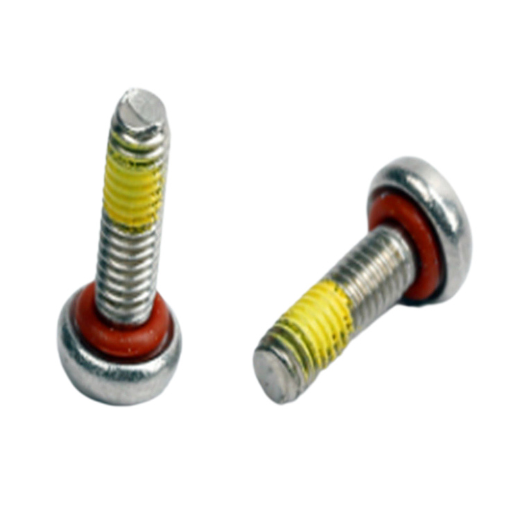 Høj kvalitet M3X10 vandtæt Pan Head nylon patch Machine Screw Høj kvalitet M3X10 vandtæt Pan Head nylon patch Machine Screw