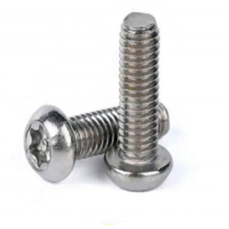 ISO7380 knaphoved manipulationssikker torx-sikkerhedsskrue med 6 stifter ISO7380 knaphoved manipulationssikker torx-sikkerhedsskrue med 6 stifter